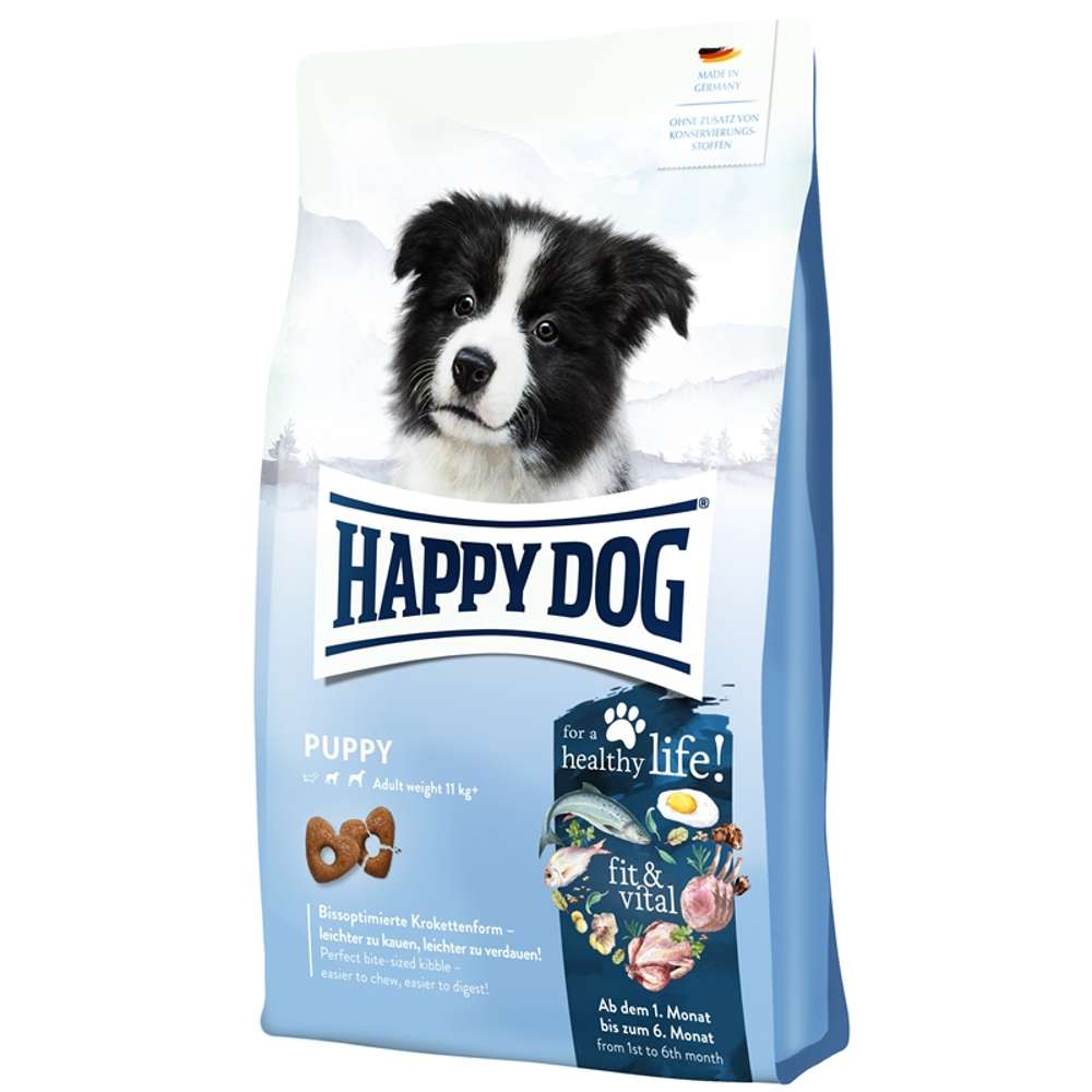HAPPY DOG fit & vital Trockenfutter Hund, Puppy 4 kg