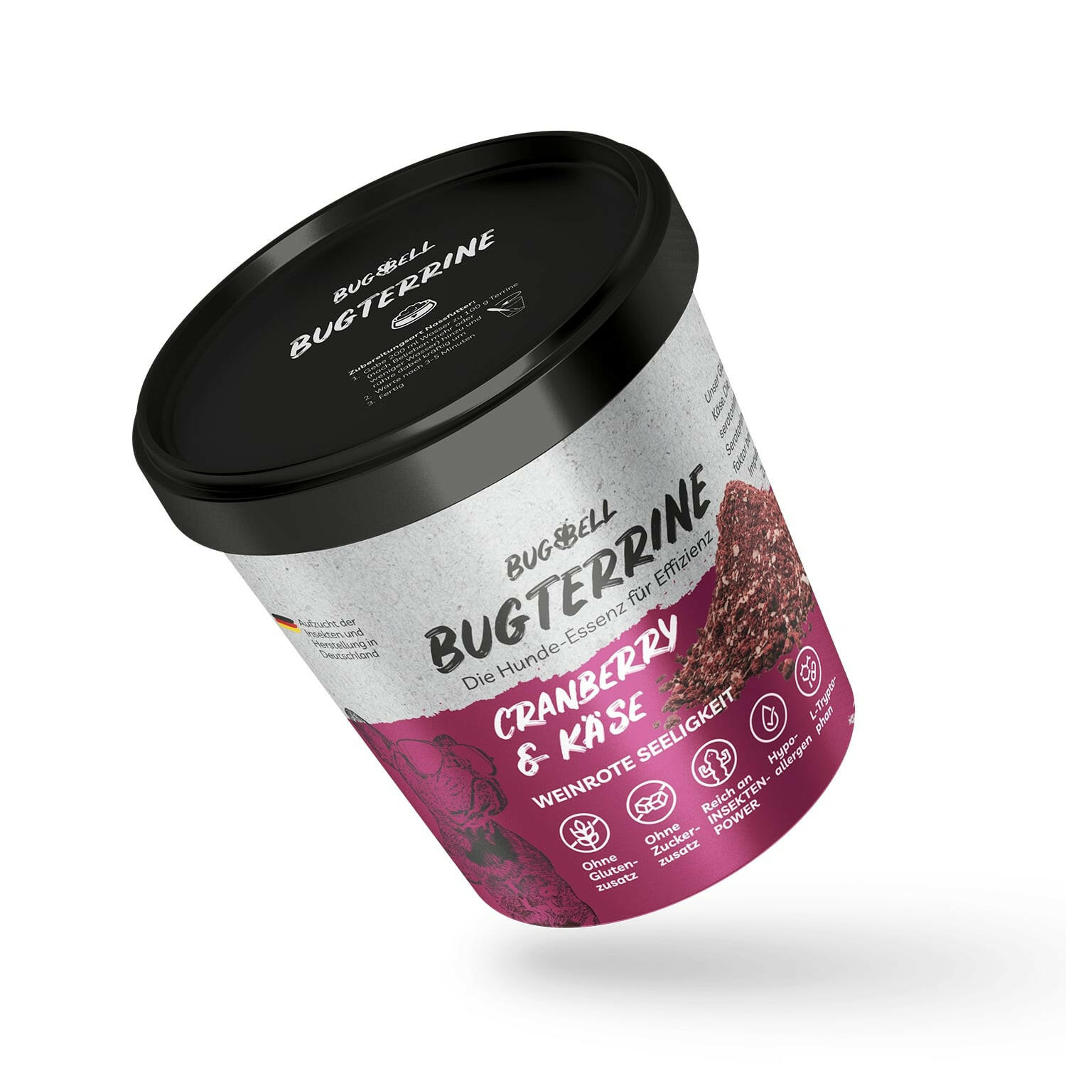 BugBell GmbH BugBell BugTerrine Adult 100 g Cranberry und Käse