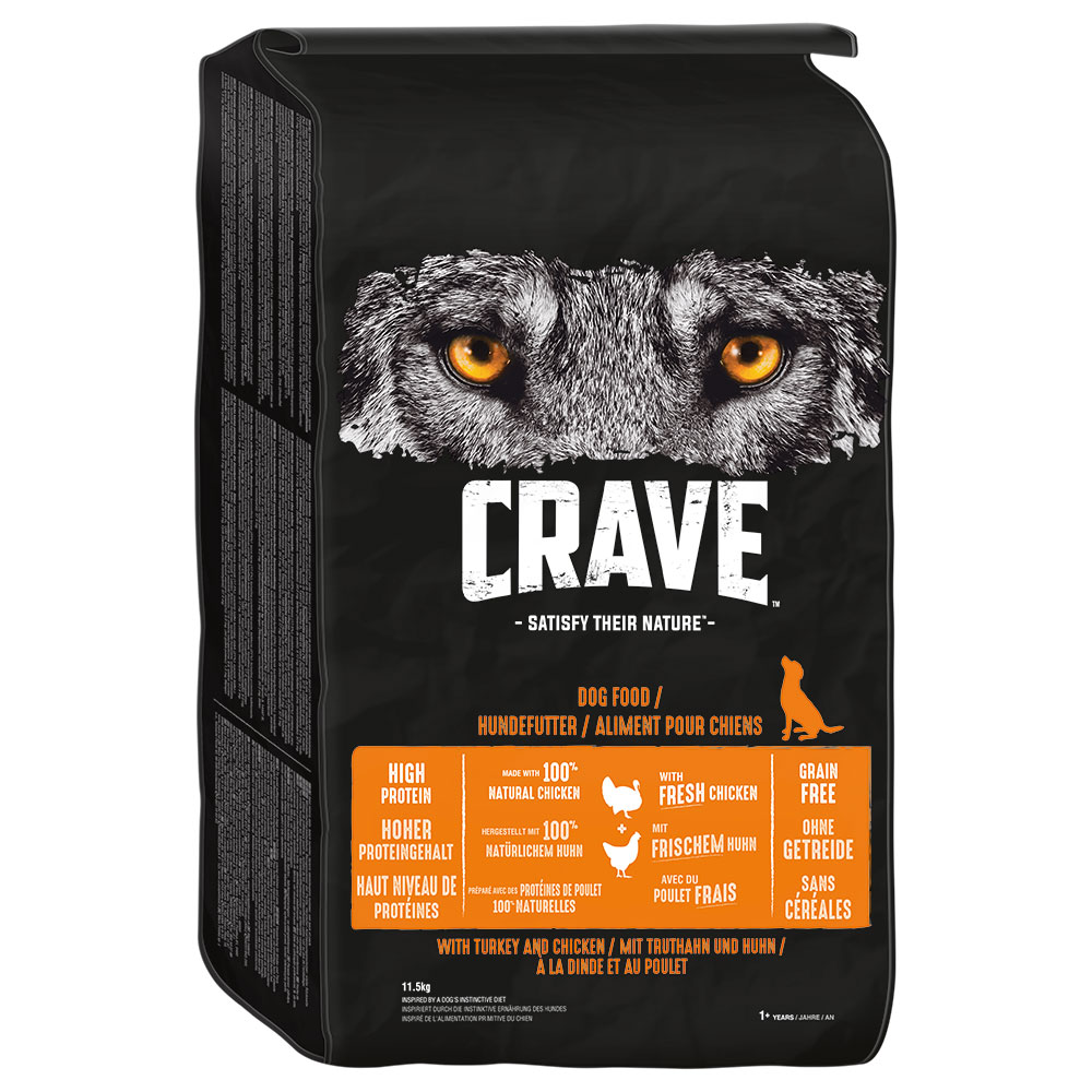 CRAVE mit Truthahn und Huhn 11,5 kg
