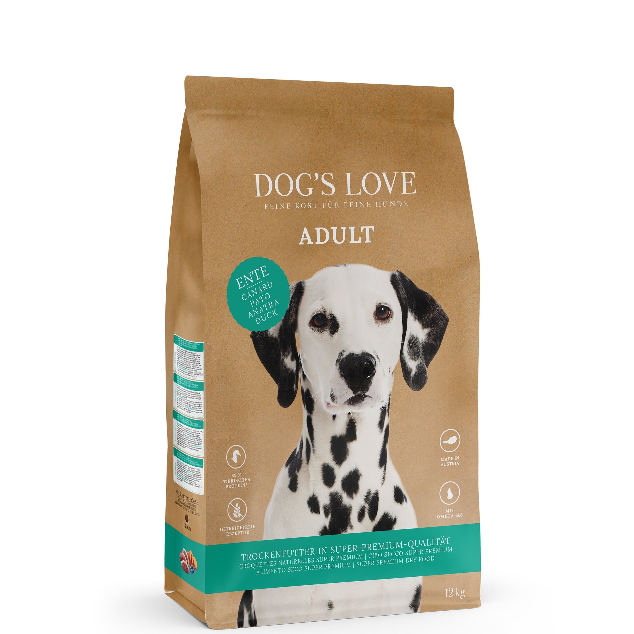 DOG'S LOVE Adult Ente 12 kg