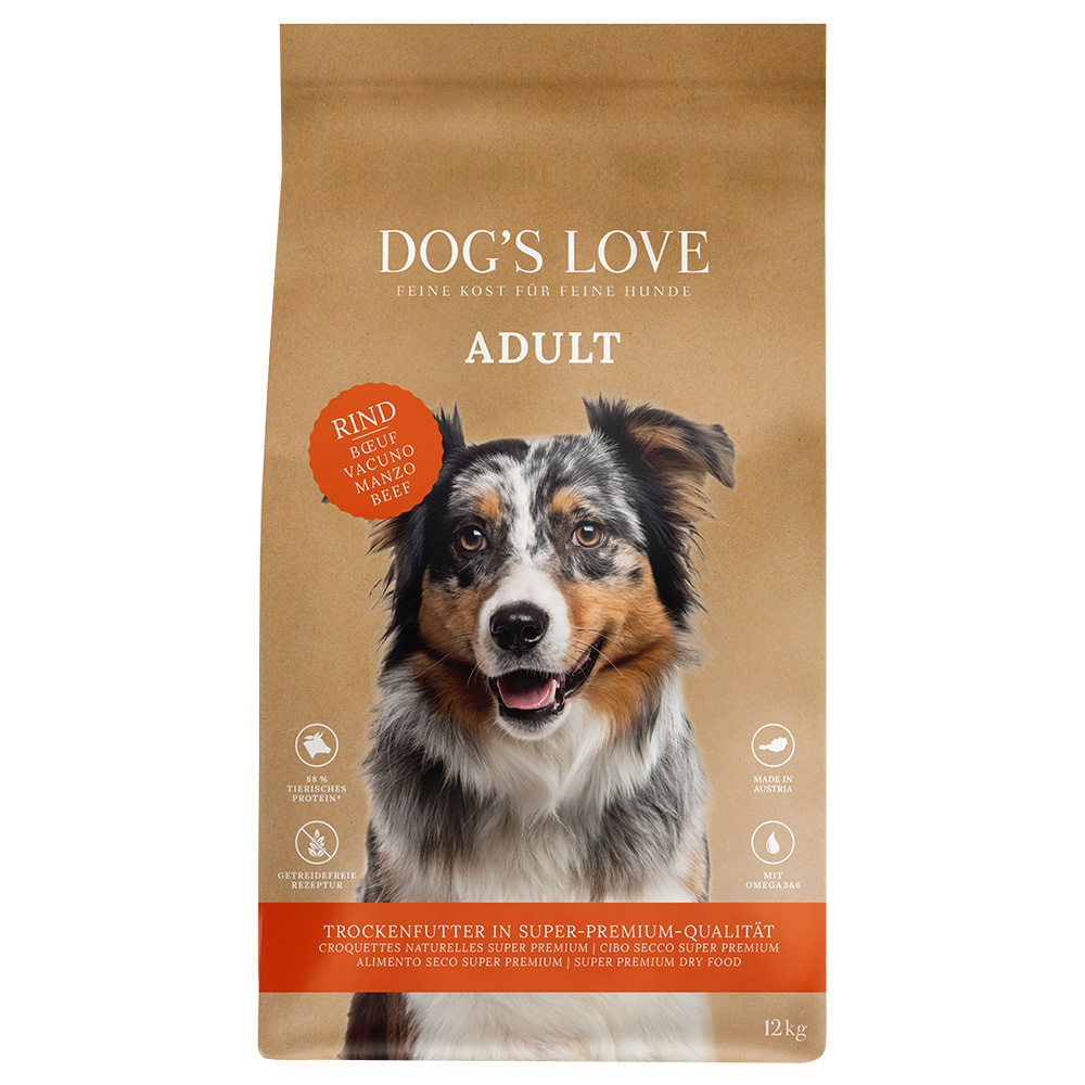 DOG'S LOVE Adult Rind 12 kg