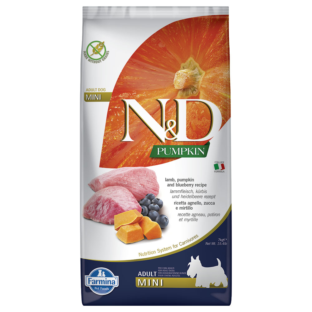 N&D Farmina Pumpkin Mini Adult Lamm 7 kg