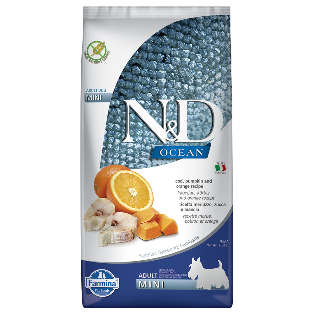 N&D Farmina Ocean Mini Adult Kabeljau 7 kg