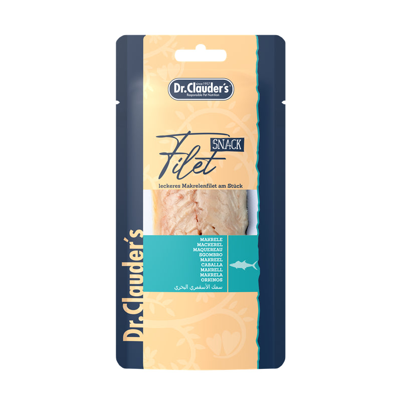 Dr. Clauder's Filet Snack Makrele - 12x 30g