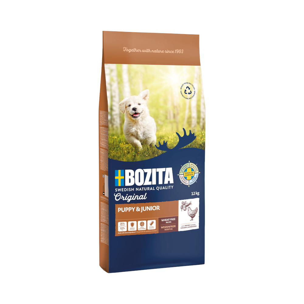 BOZITA Dog Original Puppy & Junior 12 kg