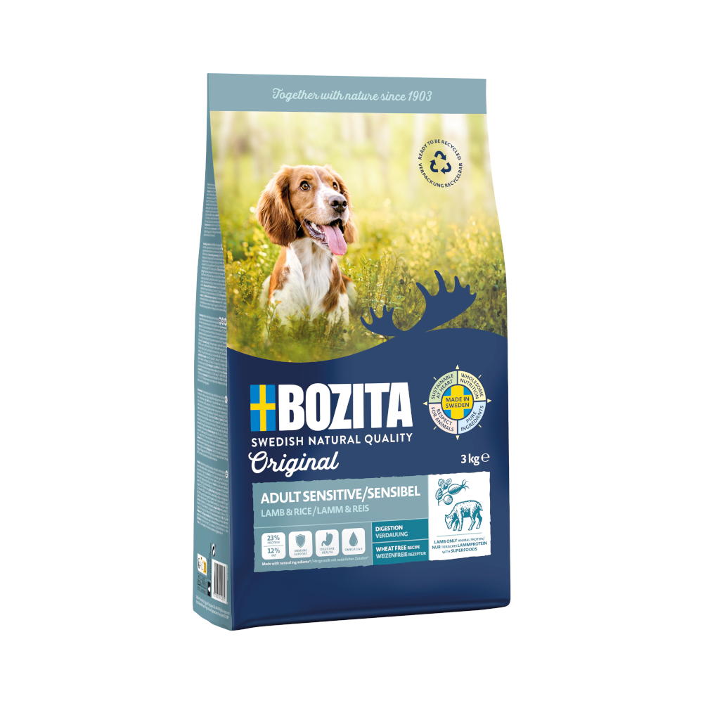 BOZITA Dog Original Adult Sensitive Digestion 3 kg