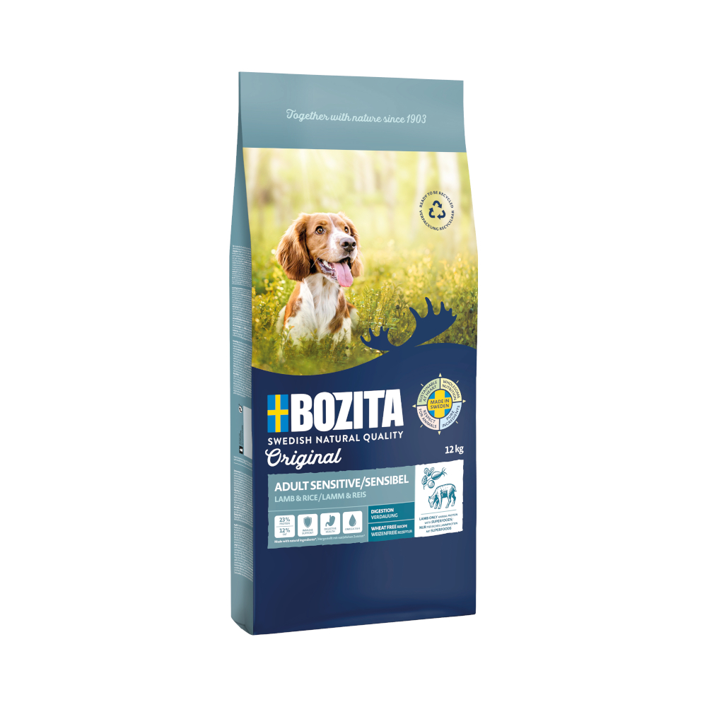 BOZITA Dog Original Adult Sensitive Digestion 12 kg