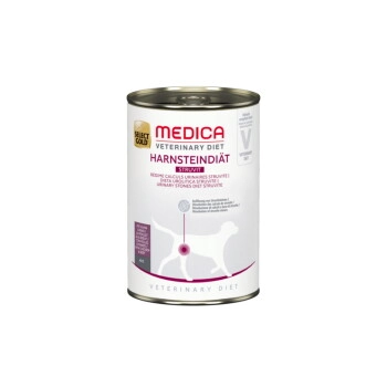 SELECT GOLD Medica Nassfutter Hund Adult Harnsteindiät, mit Huhn & Rind 6x400 g