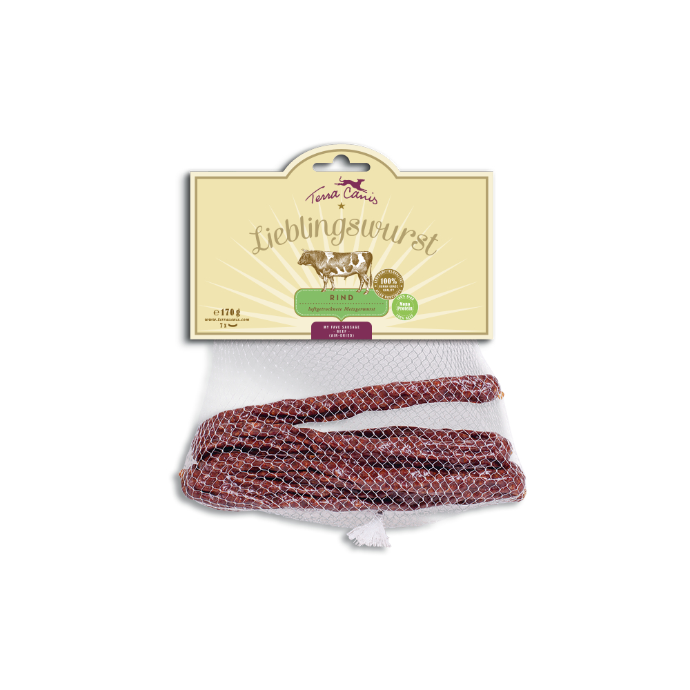 Terra Canis Lieblingswurst Rind 170 g