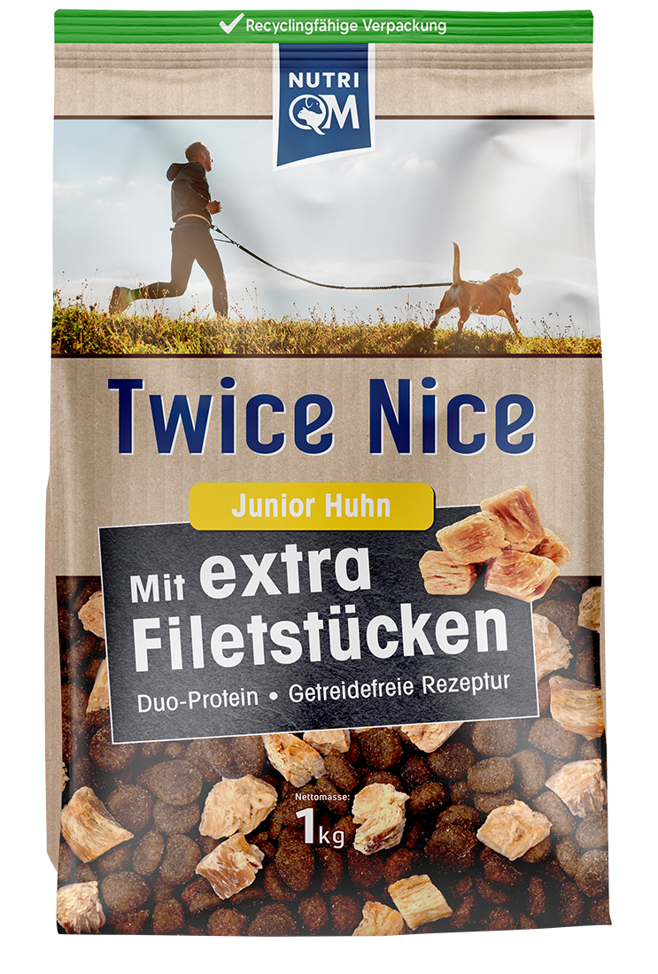 NutriQM Twice Nice Junior Huhn 12 kg