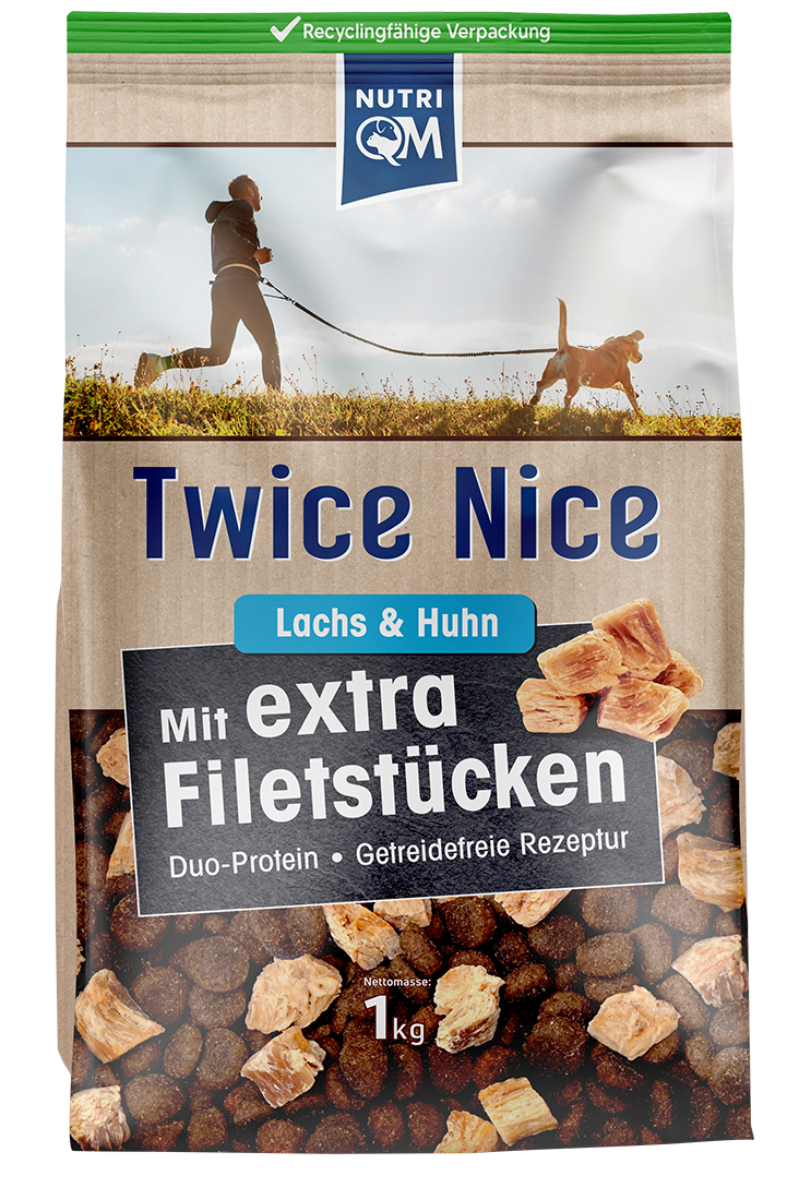 NutriQM Twice Nice Lachs und Huhn 12 kg