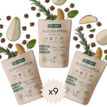 Hunderunde Morgenmuffel vegane Snacks 1,125 kg