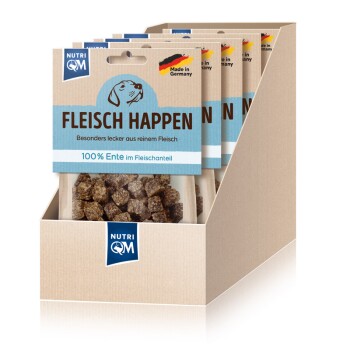 NutriQM Fleisch Happen Ente 5x 100g