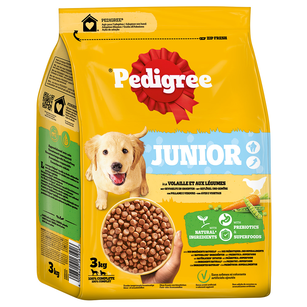 Pedigree Junior mit Geflügel und Gemüse 3kg