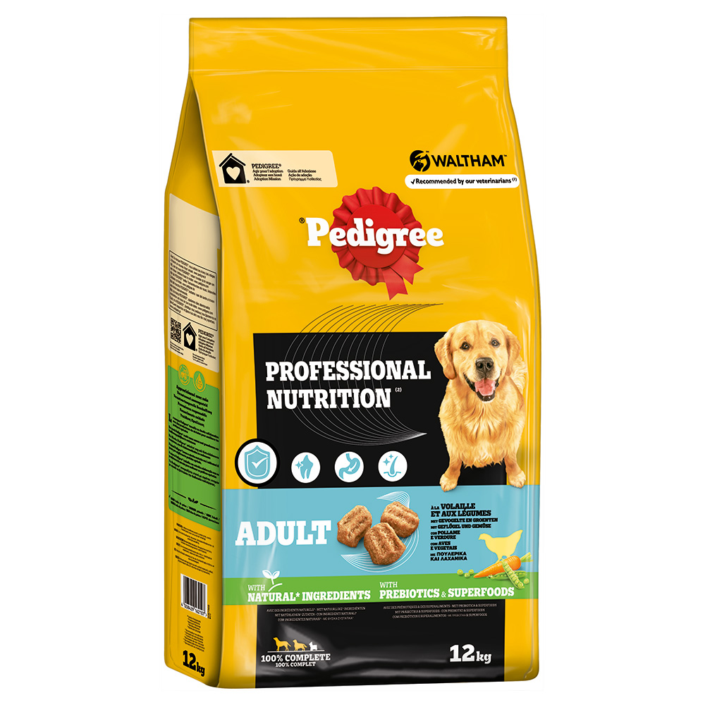 Pedigree Professional Nutrition Adult Geflügel und Gemüse 12 kg