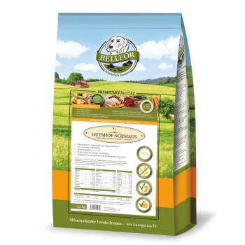 Bellfor Trockenfutter für Hunde mit Huhn Gutshof-Schmaus - 2,5 kg