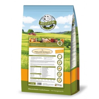 Bellfor Trockenfutter für Hunde mit Huhn - Freiland-Schmaus - 6,0 kg