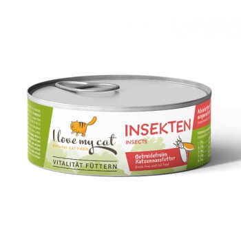 I love my cat Katzenfutter Nass mit Insekten - 100g