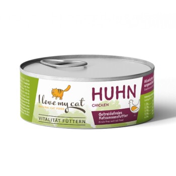I love my cat Katzenfutter Nass mit Huhn - 100g