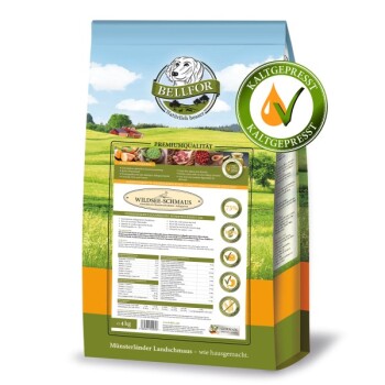 Bellfor Hundetrockenfutter mit Ente - Wildsee-Schmaus - 4 kg