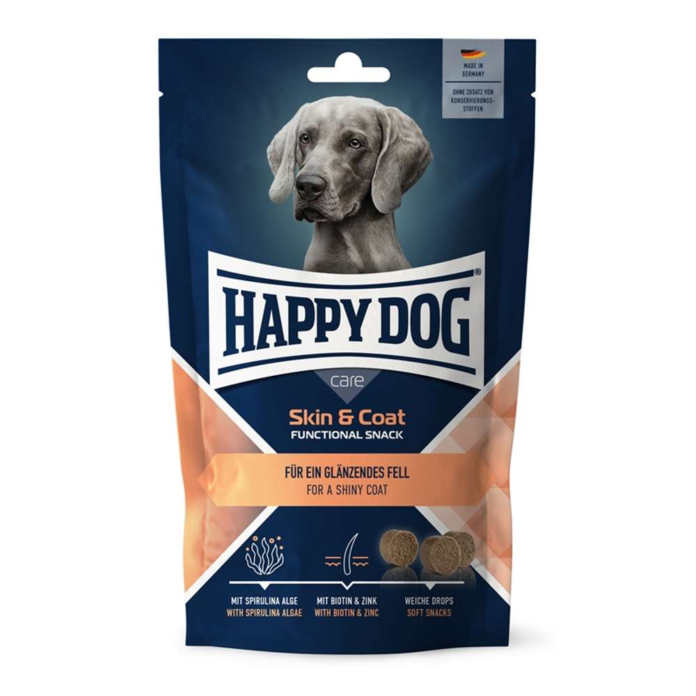 HAPPY DOG Care Snack Skin & Coat 100 g