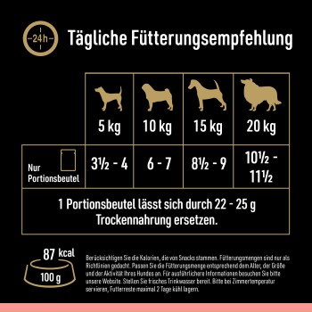 Cesar Mega Pack Portionsbeutel Selektion in Sauce 4 Varietäten 40x100g