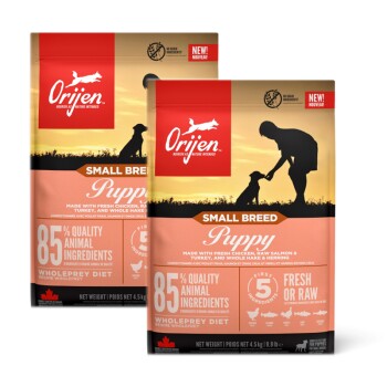 Orijen Small Breed Puppy Huhn, Truthahn & Fisch 2x4,5 kg