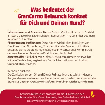 animonda GranCarno Original Nassfutter Hund Adult, Wild 12x400 g