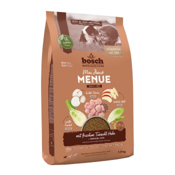 bosch HPC Trockenfutter Hund Mini Junior Menue Tierwohl-Huhn 1 kg