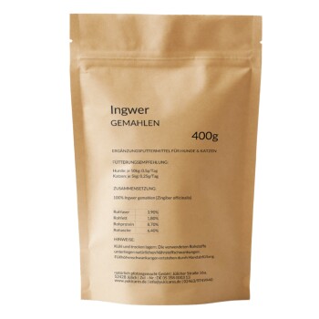 Yuki Cares Ingwer Pulver, 400g