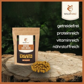 Wildfang ® Käse Snacks - Harties - getreidefrei 100 g