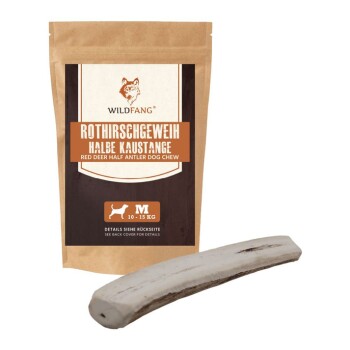 Wildfang ® halbes Rothirsch-Geweih Snack 3xXL, 3x