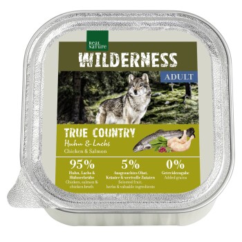 REAL NATURE WILDERNESS Adult Huhn und Lachs 32x100 g