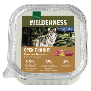 REAL NATURE WILDERNESS Adult Rind mit Känguru 32x100 g