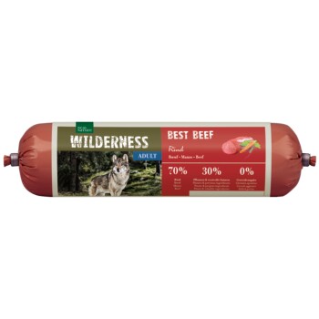 REAL NATURE WILDERNESS Wurst Adult Best Beef, Rind mit Amaranth und Karotte 24x800 g