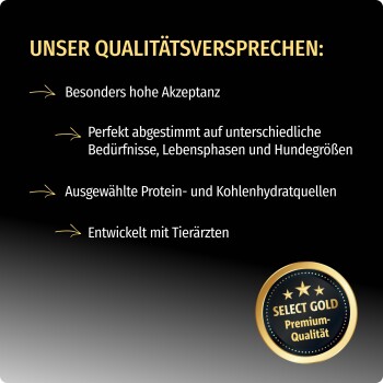 SELECT GOLD Nassfutter Hund Sensitive Adult Pferd mit Tapioka 48x100 g