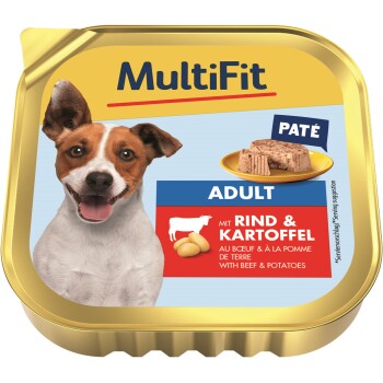 MultiFit Adult Little Dog Rind und Kartoffel 44x150 g