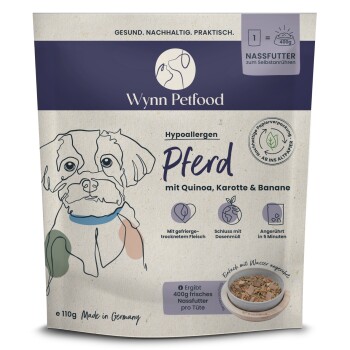 Wynn Petfood Nassfutter zum Anrühren Pferdemenü 8 x 400g