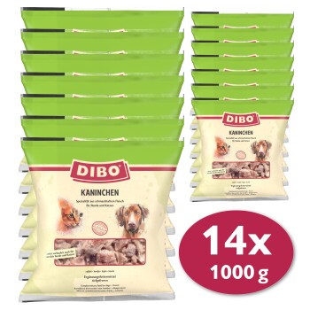 DIBO Frostfutter Kaninchen 14x1 kg