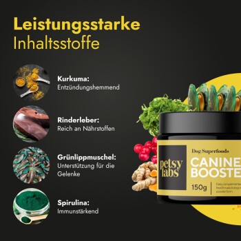 Petsy Labs Petstile Canine Booster 3 x 150g