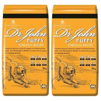 Dr John Welpen Trockenfutter Reich an Huhn 2x10 kg