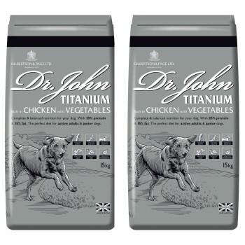Dr John Reich an Huhn mit Gemüse Titanium 2x15 kg