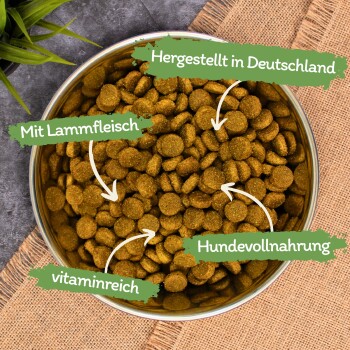 Lyra Pet Lecker.Pet Josie's Adult Lamm & Reis Hundefutter Trockenfutter Vollnahrung 12 kg