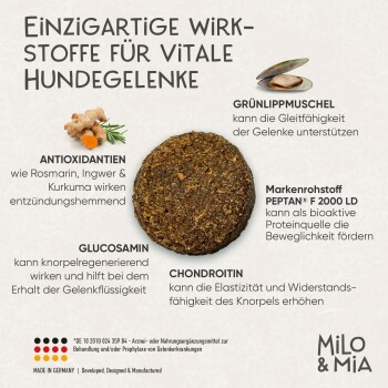Milo & Mia Daily Bites - Knochen & Gelenke 900 g