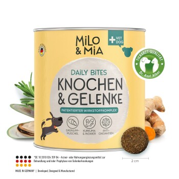 Milo & Mia Daily Bites - Knochen & Gelenke 300 g