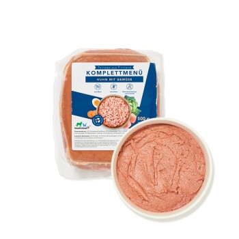 haustierkost.de Probierpaket Finnland Menü Frostfutter