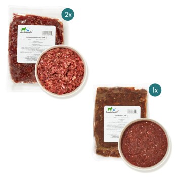 haustierkost.de Hund Senior Frostfutter Menü 9 kg