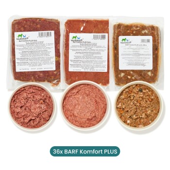 haustierkost.de BARF Komfort PLUS Frostfutter Menü 18 kg