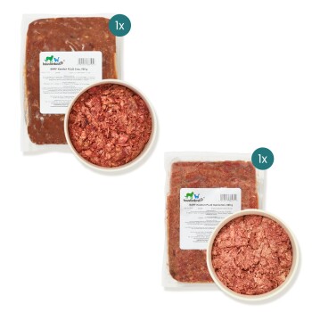 haustierkost.de SchnupperBox Frostfutter Menü