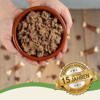 Lyra Pet Lecker.Pet Josie's Feine Paté Reich an Kalb Hundefutter Nassfutter Vollnahrung 11x150 g